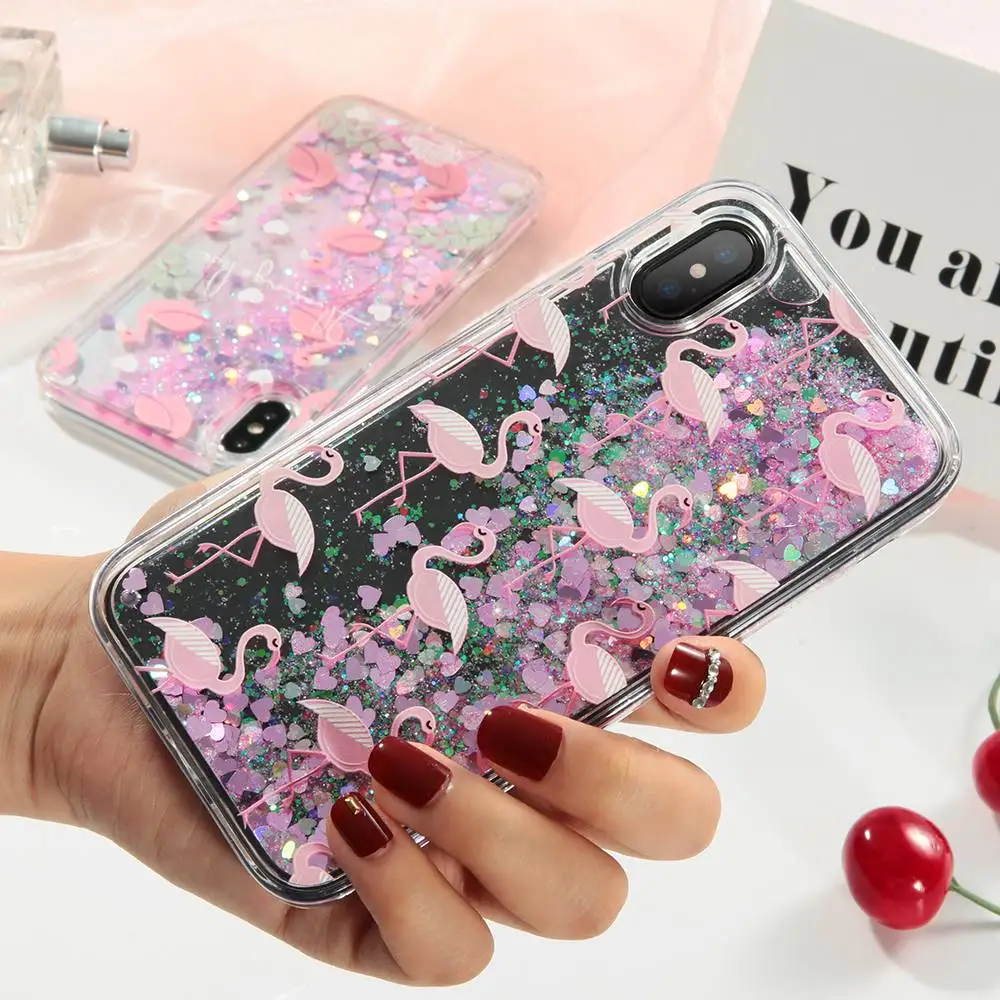 KISSCASE Dynamic Girly блестящие чехлы для телефонов iPhone XS Max XR X 6s 8 чехол силиконовый 6 7 Plus