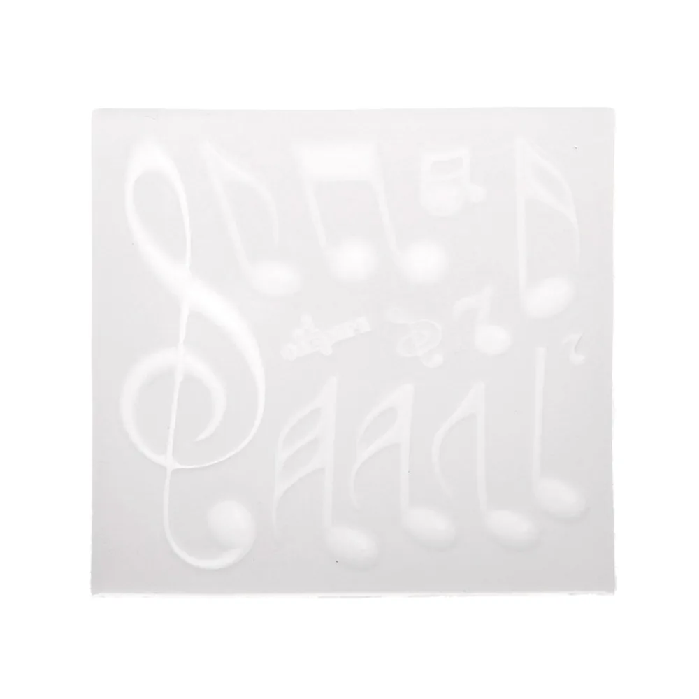

JAVRICK 1PC Musical Note 3D Silicone Mold Resin Jewelry Fondant Cake DIY Mould Tools 7HH1101068