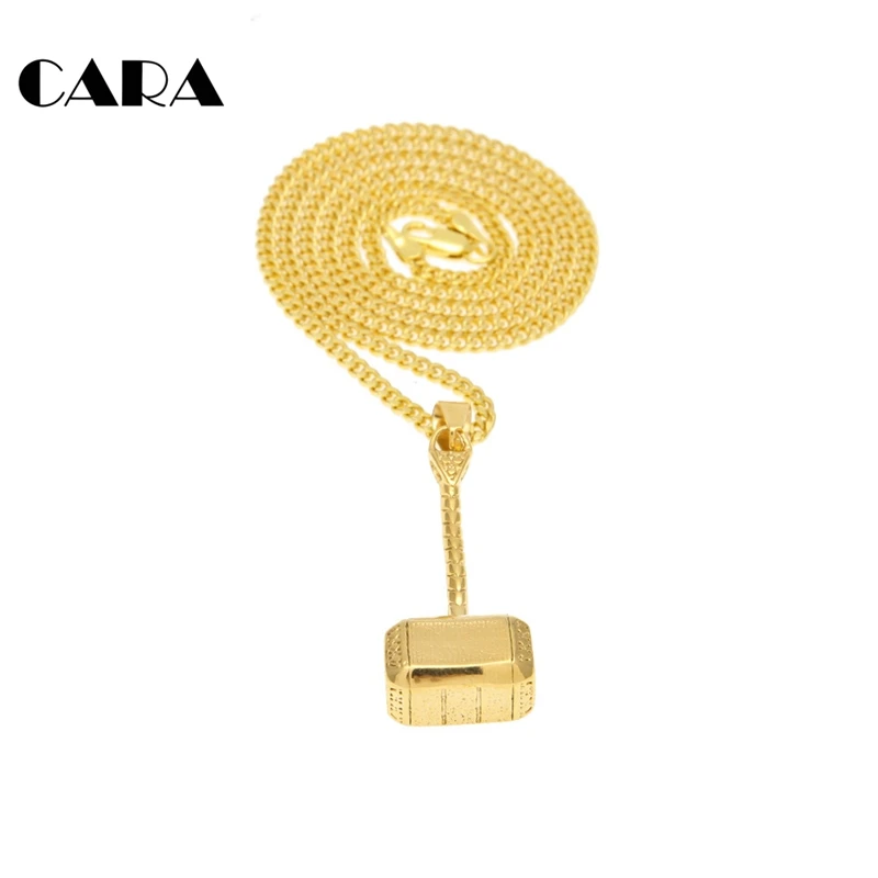 Мужское ожерелье с подвеской Thor молоток из нержавеющей стали 316L 2019