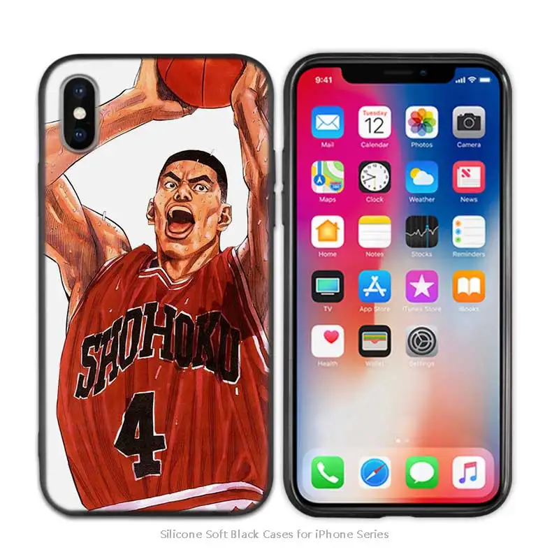 A002 Slam dank противоударный силиконовый чехол для iPhone X XS XR XS 11 11Pro Max 7 8 6S 5 5S 5C SE Plus Fundas Capa Phone Shell - Цвет: A002