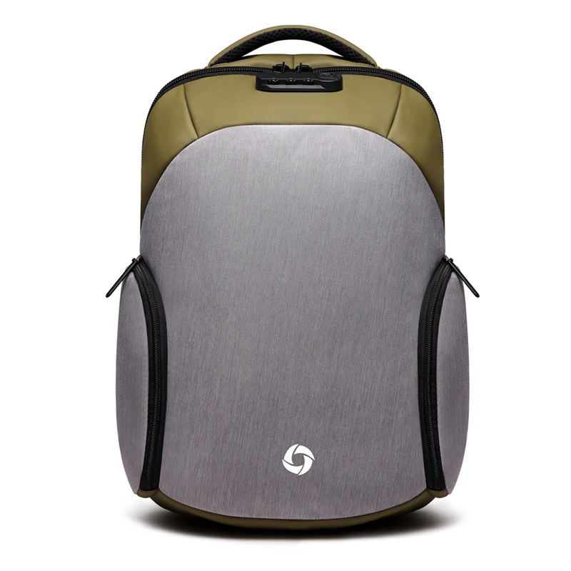 Серый Рюкзак ozuko, водонепроницаемый, мужской, Mochila, внешний, USB, зарядка, 15,6 дюймов, рюкзак для ноутбука, школьный, Повседневный, школьный, анти-вор, рюкзак - Цвет: Серый
