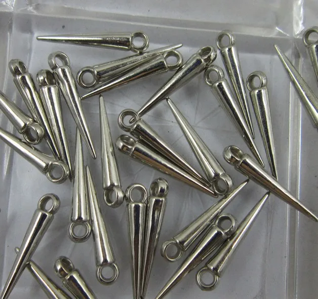 

Vintage Acrylic Cone Rivet Charms Pendants For Jewelry Making Findings Bracelets Handmade Accessories Gifts 200PCS P389