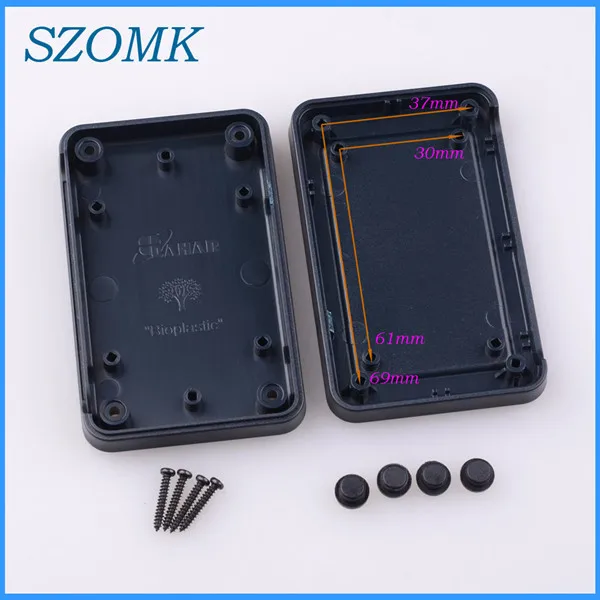 Пластиковый электронный корпус фирменная коробка (1 шт.) 84*52*18 мм из АБС-пластика