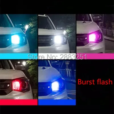 Автомобильная светодиодная цветная суперъяркая широкая лампа T10 W5W для volkswagen CC polo