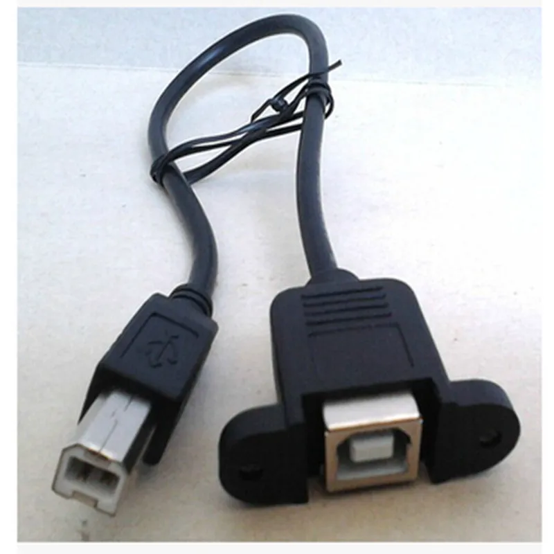 Кабель удлинитель для передачи данных USB 2 0 Тип B штекер гнездо M/F Панельное