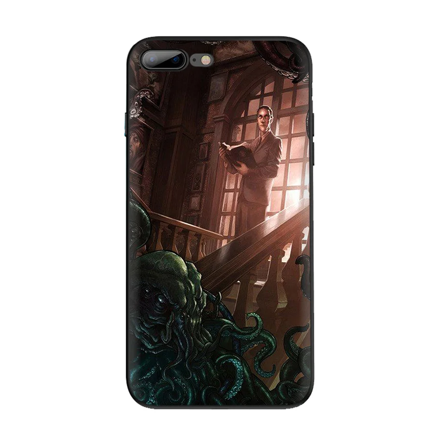 Cthulhu Mythos Club Чехол для мобильного телефона TPU iPhone 6 6s 7 8 Plus 11 Pro X XR XS Max SE 5 5S Защитная