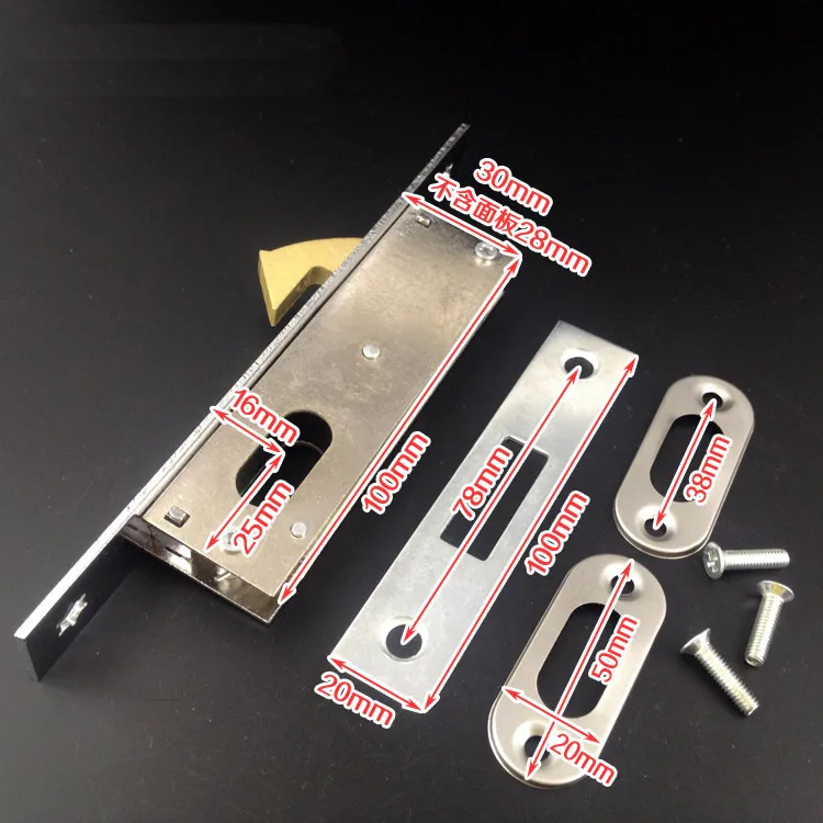 Задний фон с изображением железных ворот/раздвижные двери крюк замок медный для