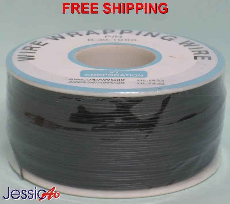 Монтажный провод разъем для печатной платы прыгать медный PVC 30 AWG 210 м PCB линия