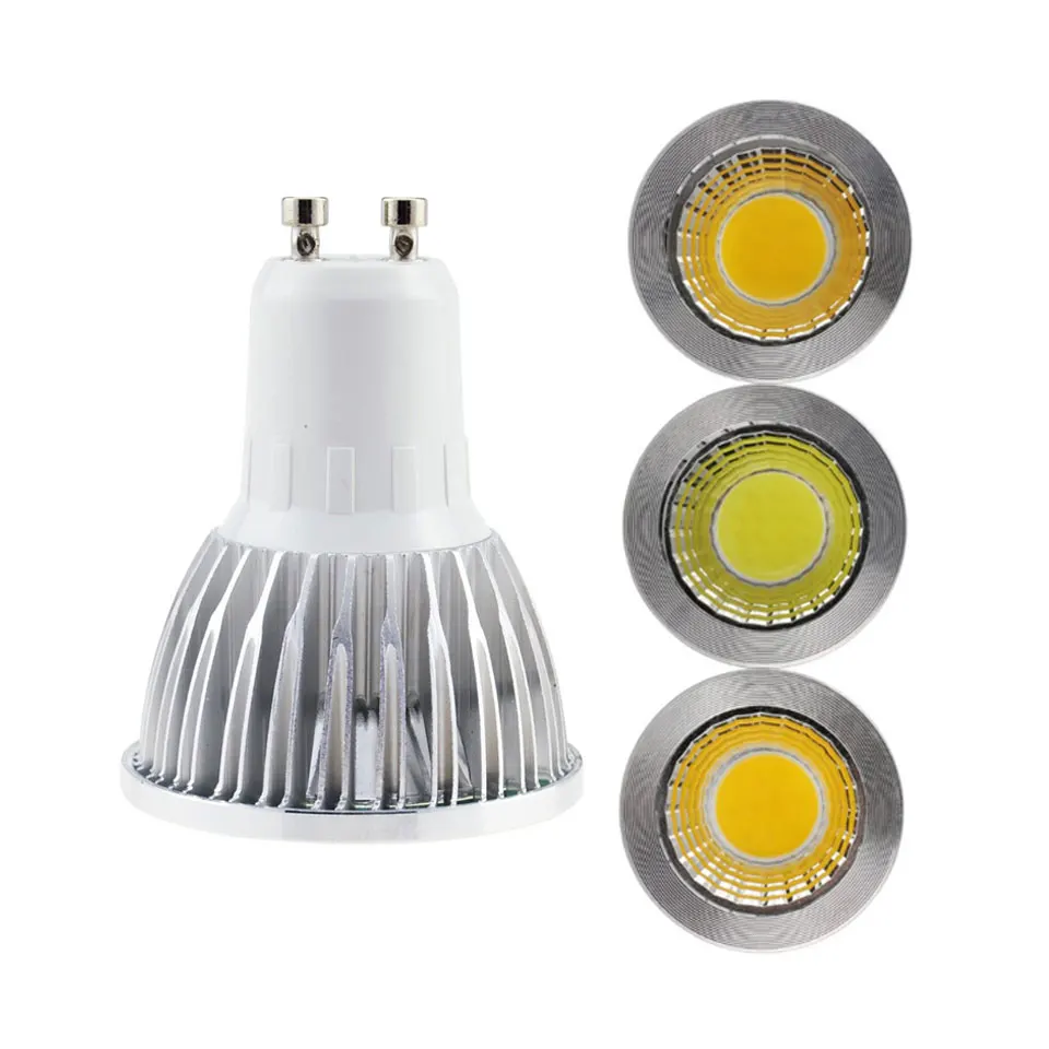 Светодиодная лампа GU10 6 Вт 9 12 85 265 в 220 В 110 В|gu10 6w|gu 10lampada led |