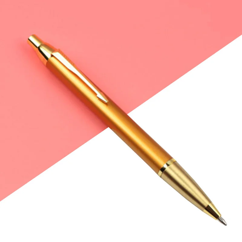 

Высококачественная Металлическая Шариковая Ручка 0,7 Мм С Тонким Наконечником, Черная, Синяя, Для Студентов, Офиса