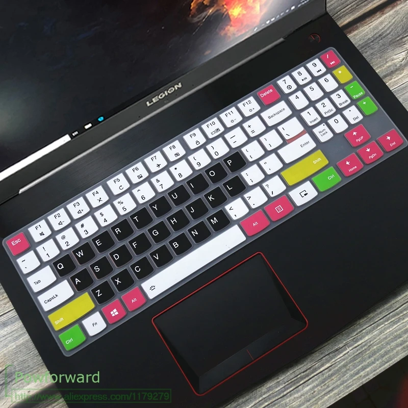 Силиконовый чехол для клавиатуры защитный 15 6 ''Lenovo Legion Y720 Y540 Y530 Y520 R720 Y7000 (15'')