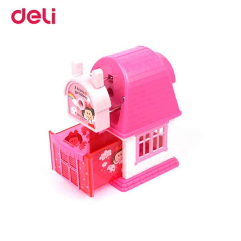 Канцелярские точилка для карандашей Deli брендовая ручная школьные