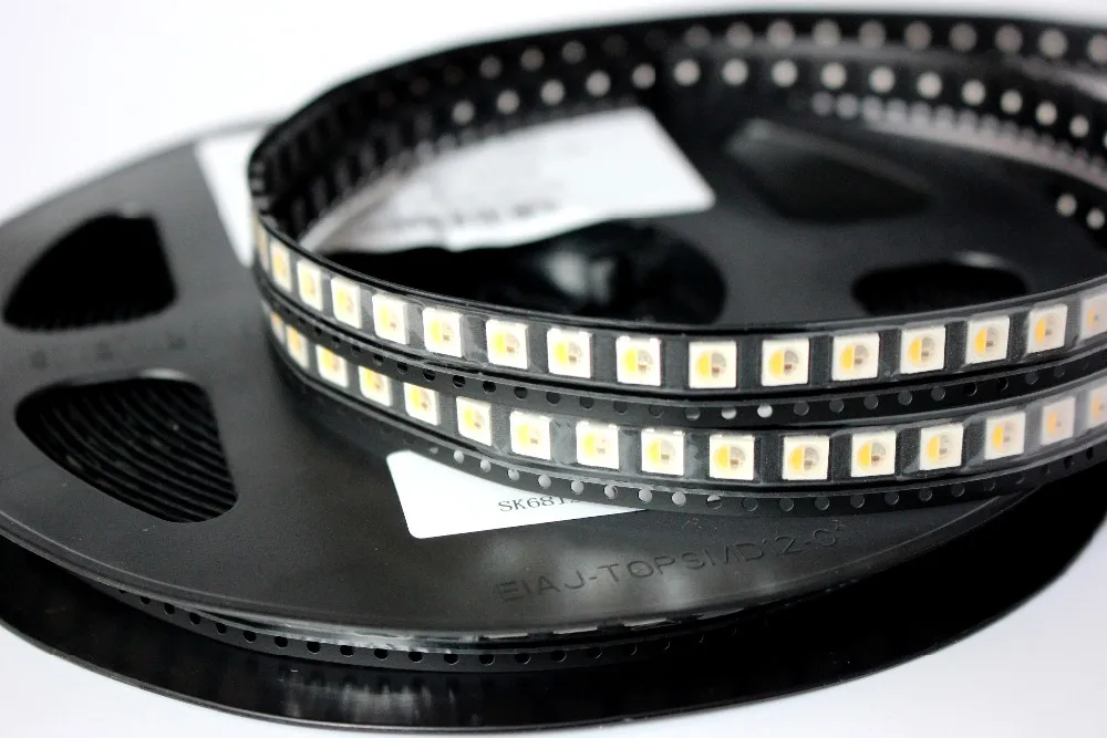 10~ 1000 шт. SK6812(аналогичный WS2812B) RGBW RGB(Природа/теплый/белый) 5050 SMD индивидуально адресуемый цифровой светодиодный чип пикселей DC 5 В