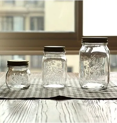 500 мл стекло хранения банку варенье мед бутылки солений|jar of jam|jar jarjars honey |
