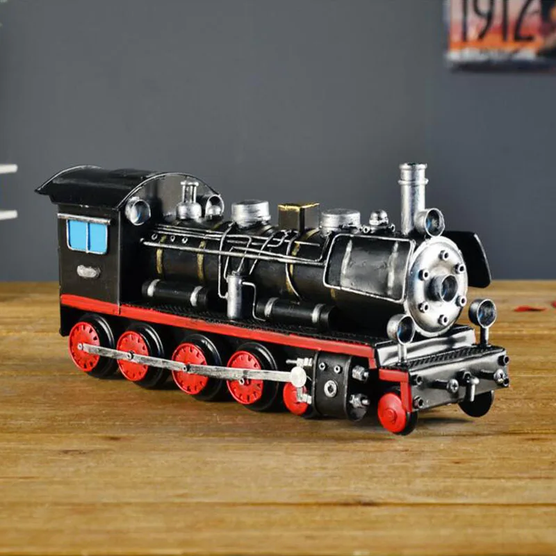 Ручной работы в стиле ретро из металла паровоз поезд Утюг Королевский модель