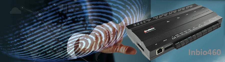 ZK Inbio460 Tcp/Ip система контроля доступа четырехдверный контроллер доступа системы защиты с функцией резервного копирования батареи блок питания Inbio 460