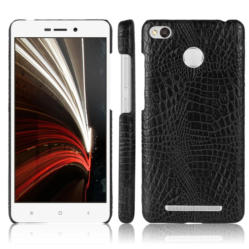 Чехол для телефона Xiaomi Redmi 3S роскошный чехол из искусственной кожи крокодила +