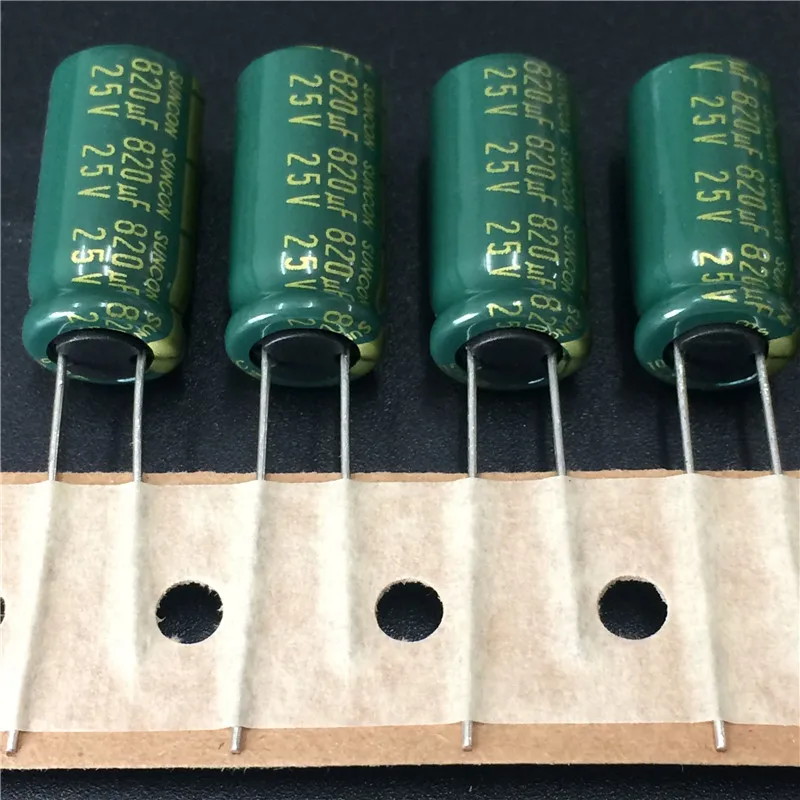 10 шт. 820 мкФ 25 В suncon (sanyo) WX серии 10x20 мм низкий импеданс 25V820UF Алюминий