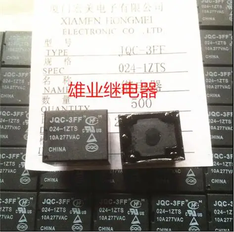 

HOT NEW relay JQC-3FF-024-1ZTS JQC-3FF 024-1ZTS JQC3FF-0241ZTS JQC3FF 0241ZTS 24VDC DC24V 24V DIP5 10pcs/lot