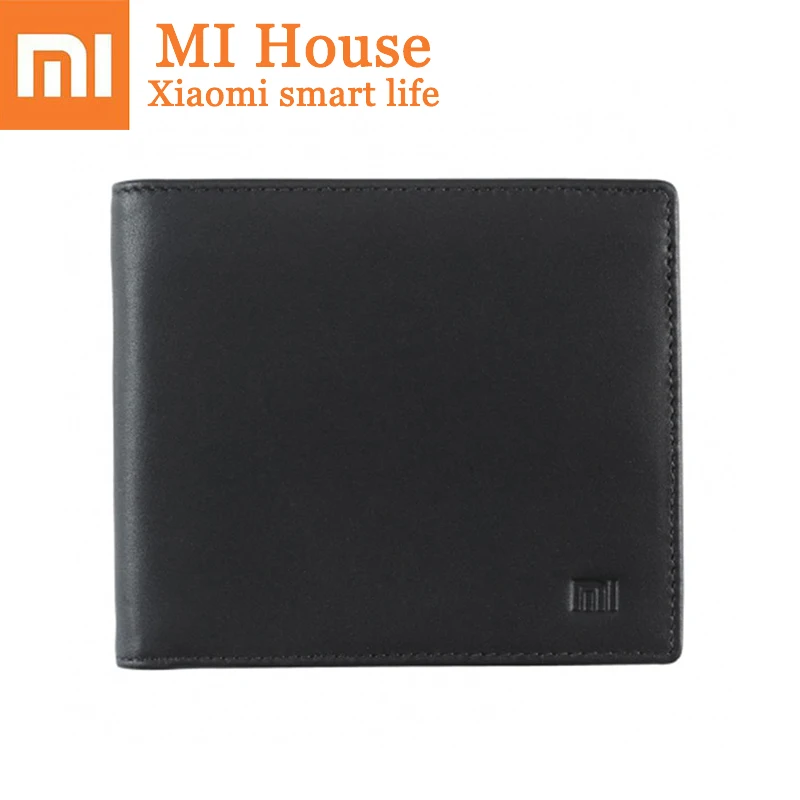 Оригинальный Xiaomi кожаный бумажник полный грианд из натуральной мягкой кошелек