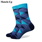 Мужские носки из чесаного хлопка, модные рождественские носки высокого качества, бесплатная доставка