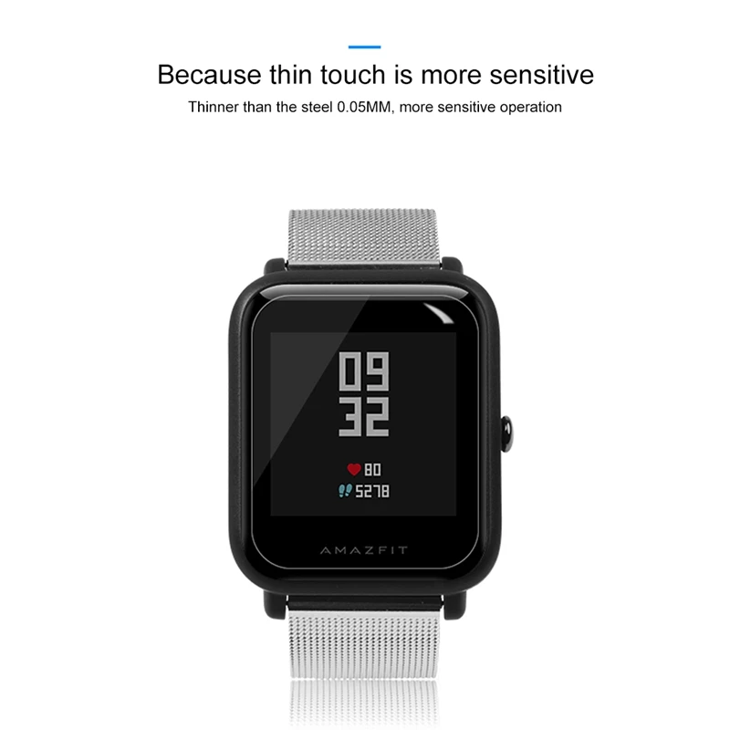 Защитная пленка HD для Xiaomi Huami Amazfit Bip BIT PACE Lite 3 шт.|Защитные стёкла и плёнки