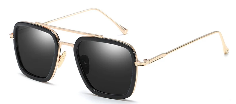 Samjune Человек-паук: возвращение домой Эдит Sunglasse Железный человек Тони Старк солнцезащитные очки для мужчин - Цвет линз: C1