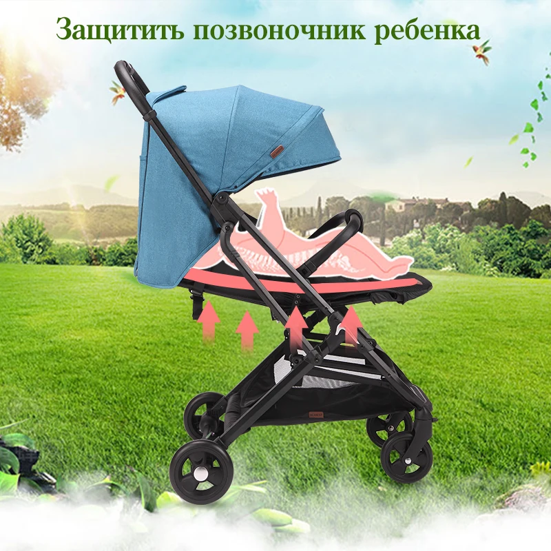 Dearest детская коляска Складная легко переносится на самолете