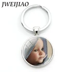 Брелок для ключей JWEIJIAO, брелок для ключей с фото вашего ребенка, мамы, папы, любимого питомца, семейный подарок NA01
