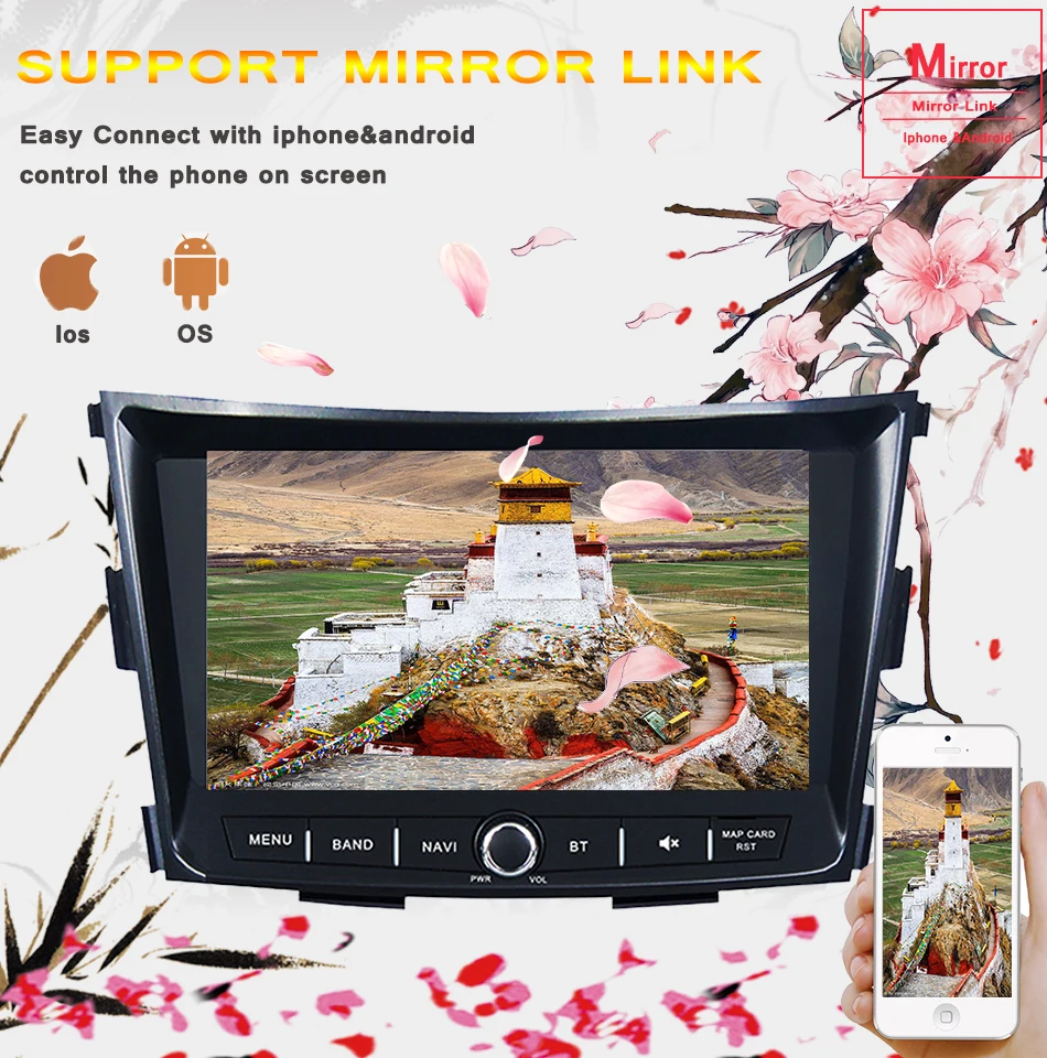 2 Din 4G ram Android 9,0 Восьмиядерный автомобильный без DVD gps навигатор для Ssangyong Tivoli/Rexton- автомобильный стерео Авто Аудио