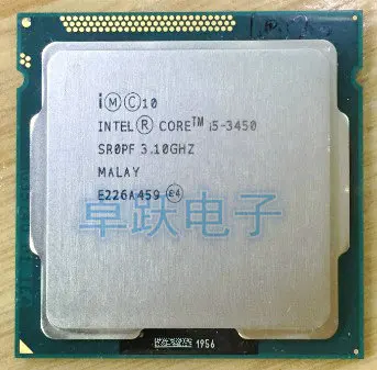 Оригинальный процессор Intel I5 3450 четырёхъядерный (3 1 ГГц/L3 = 6 м/77 Вт) разъем LGA 1155