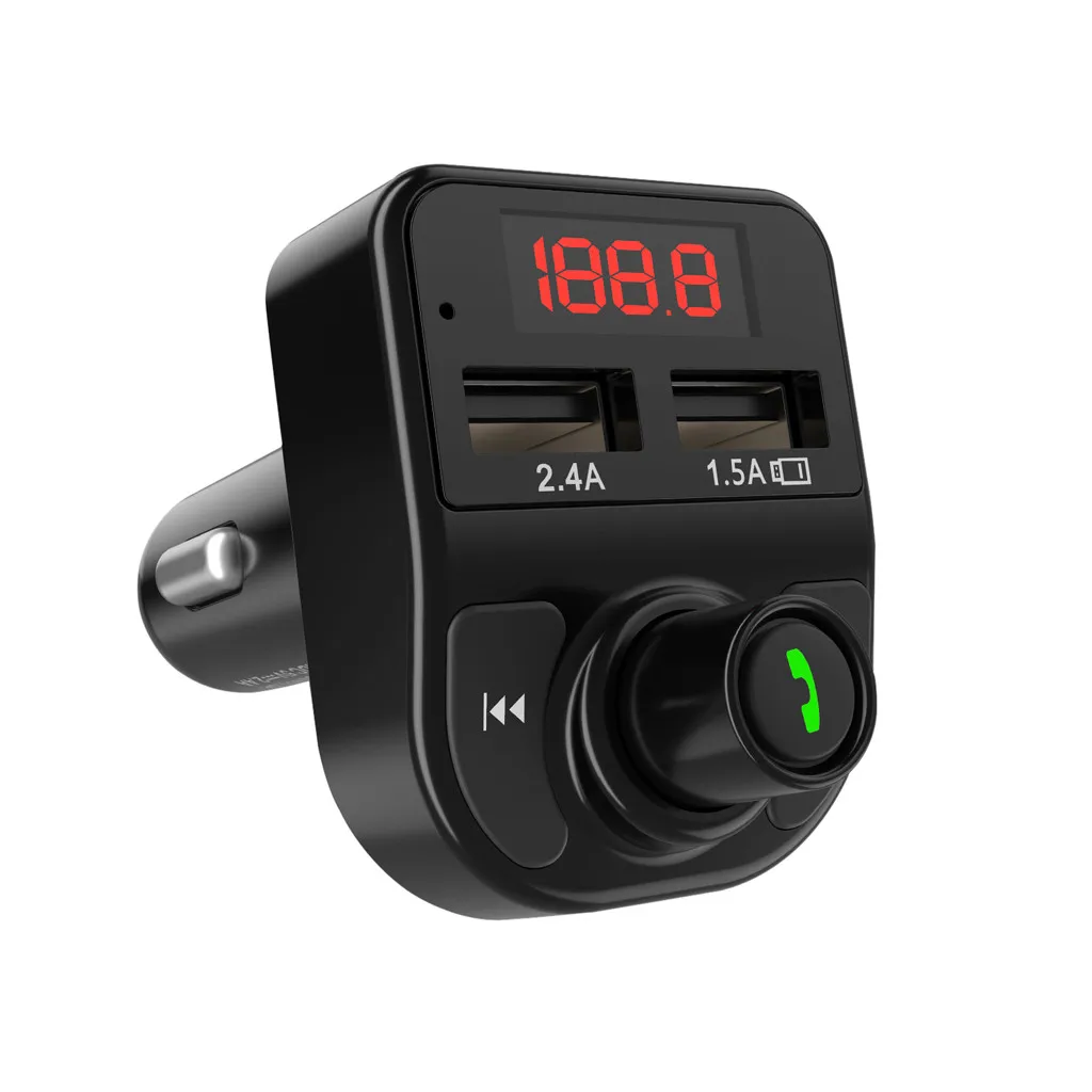 Bluetooth автомобильный комплект 4 2 беспроводной fm передатчик ЖК дисплей MP3 USB