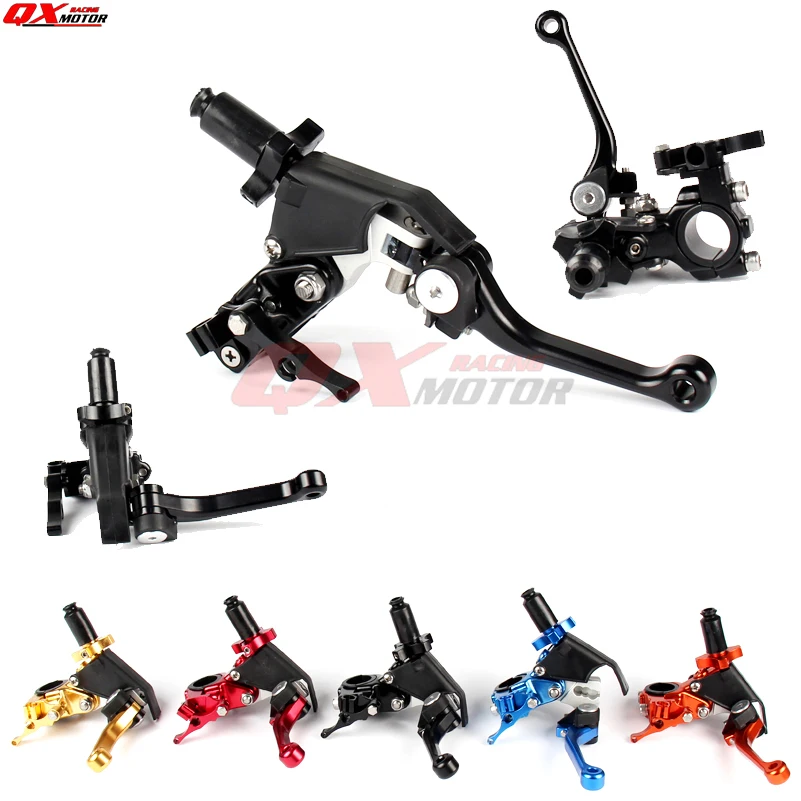 Универсальный Мотоцикл CNC 360 градусов складной рычаг сцепления Fit CRF KLX YZF RMZ KAYO BSE Dirt Bike MX Мотокросс Эндуро внедорожный