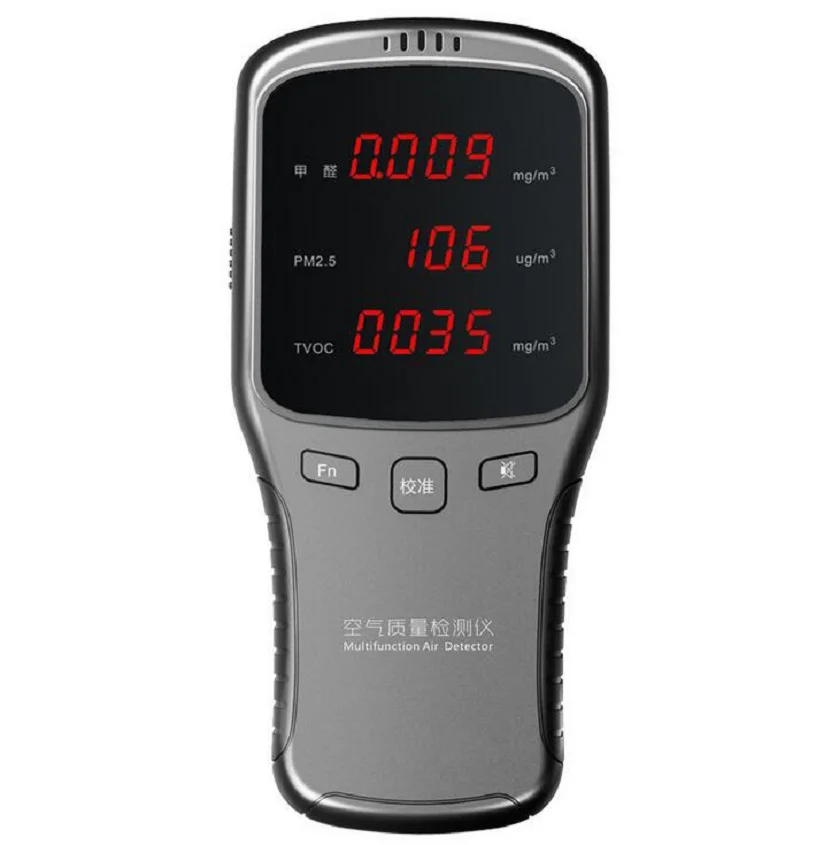 PM1.0 PM2.5 PM10 формальдегидный детектор HCHO TVOC монитор цифровой газовый анализатор