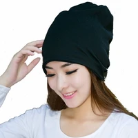 free shipping new the autumn winter woman ms set head cap multi functional han edition tide hair band collar turban hat