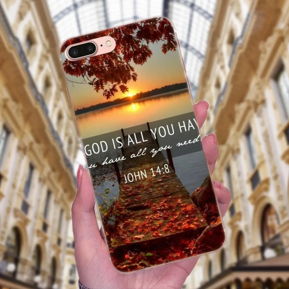 Чехол из ТПУ для Huawei P7 Honor 4C 5A 5C 5X 6 6C 6A 6X 7 7X 8 9 V8 V10 Y3II Y5II Y6II G8 Play Lite Lake Sunset Bible