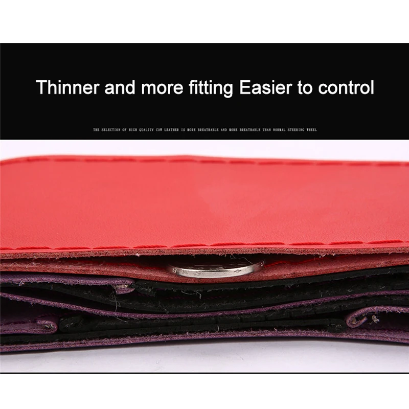 Микрофибра кожаный чехол рулевого колеса автомобиля противоскользящие чехлы на