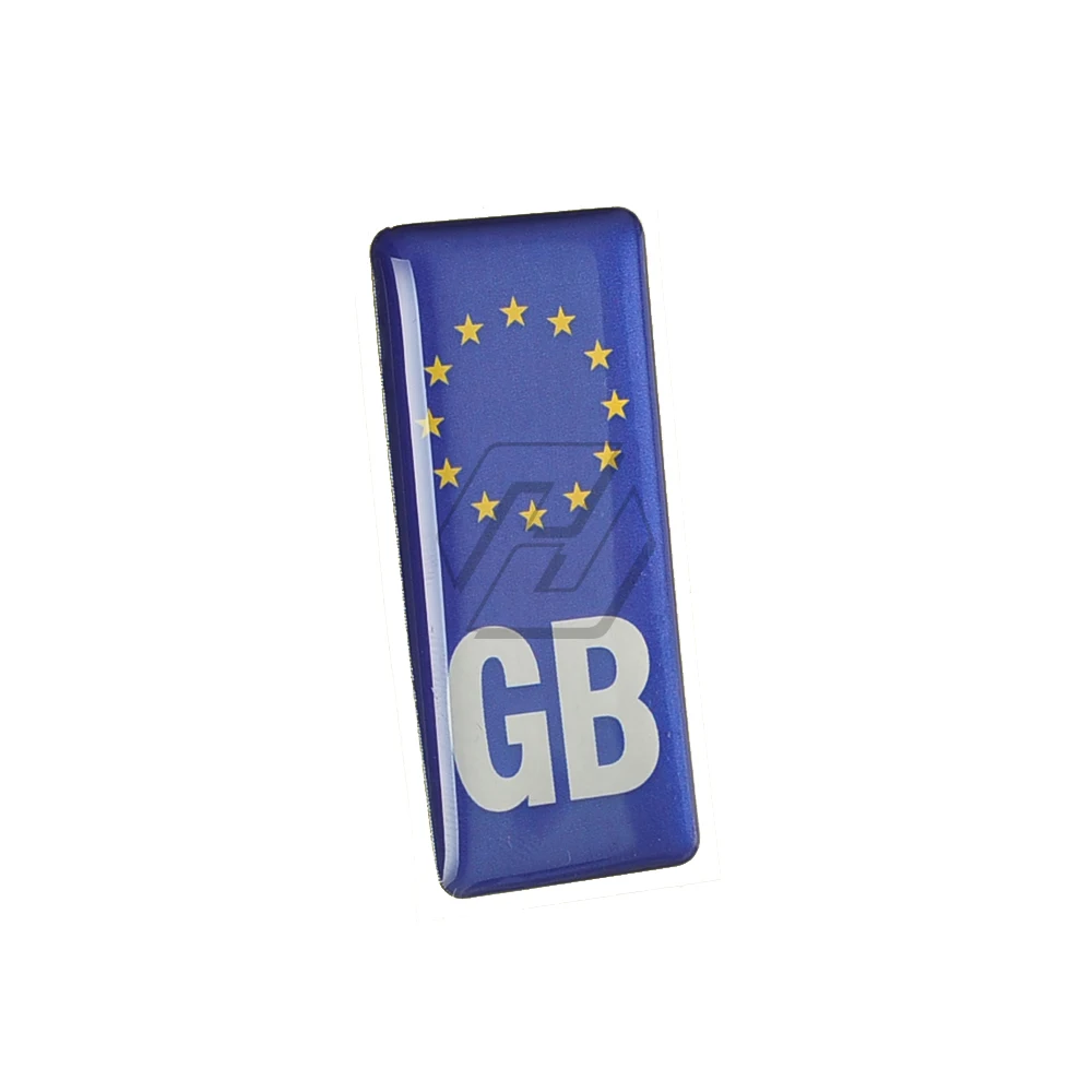 Наклейка на мотоцикл GB с Европейским знаком для номерного знака виниловая