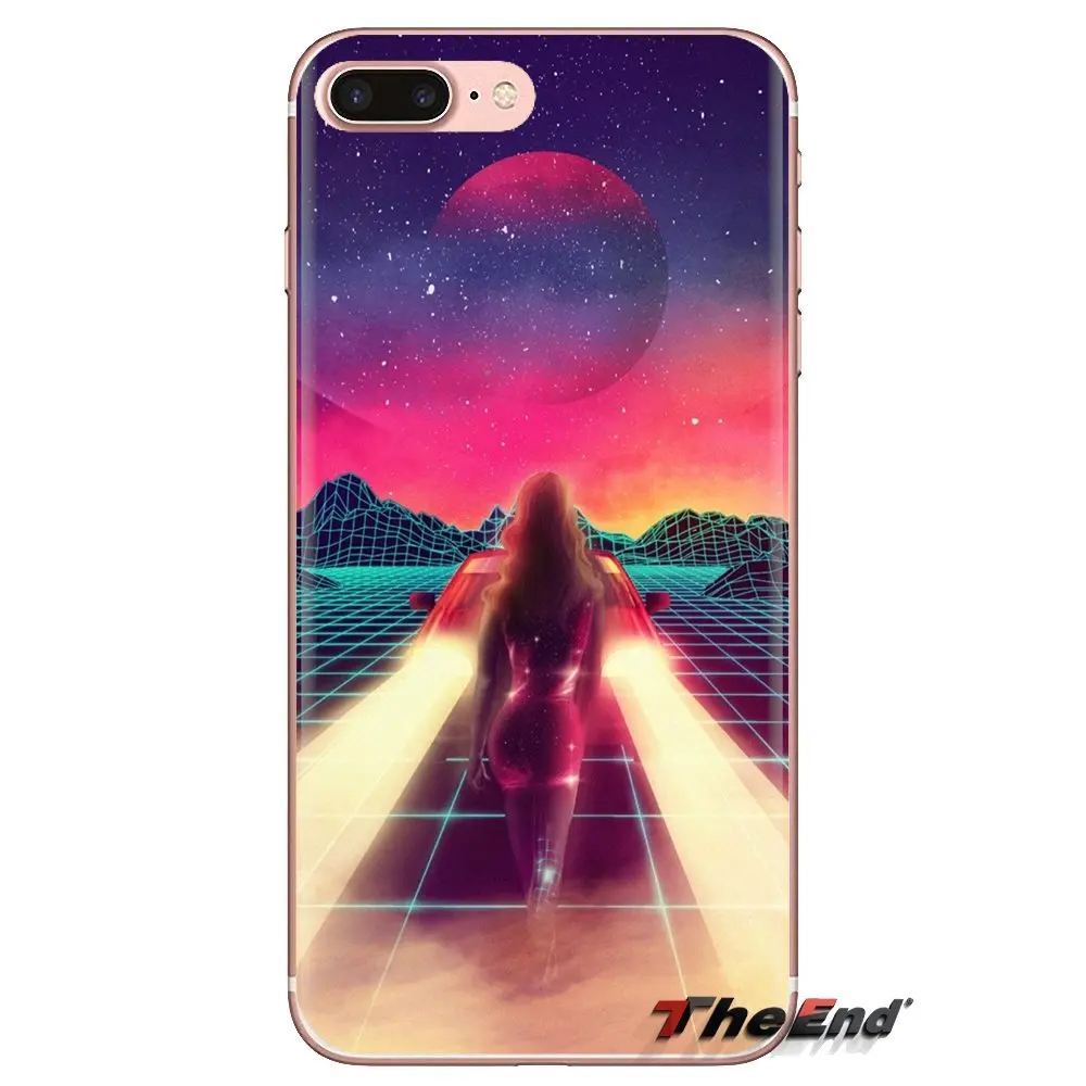 Мягкие прозрачные чехлы для Samsung Galaxy S3 S4 S5 Mini S6 S7 Edge S8 S9 S10 Plus Note 3 4 5 8 9 эстетика vaporwave