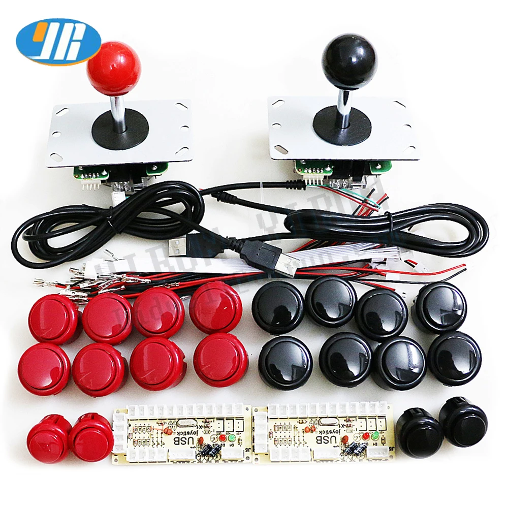 Аркадный джойстик DIY Kit Нулевая задержка аркадная DIY Kit USB энкодер для ПК Джойстик Sanwa для аркадных игр+ Sanwa кнопочные кнопки для аркадной игры Mame