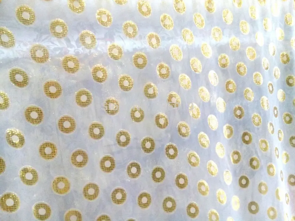 Fashion skirt French Lace Fabric Sewing Woven Material Curtains Tulle Blous Dress calico Silk fabric Golden Embroidery Textile | Дом и сад