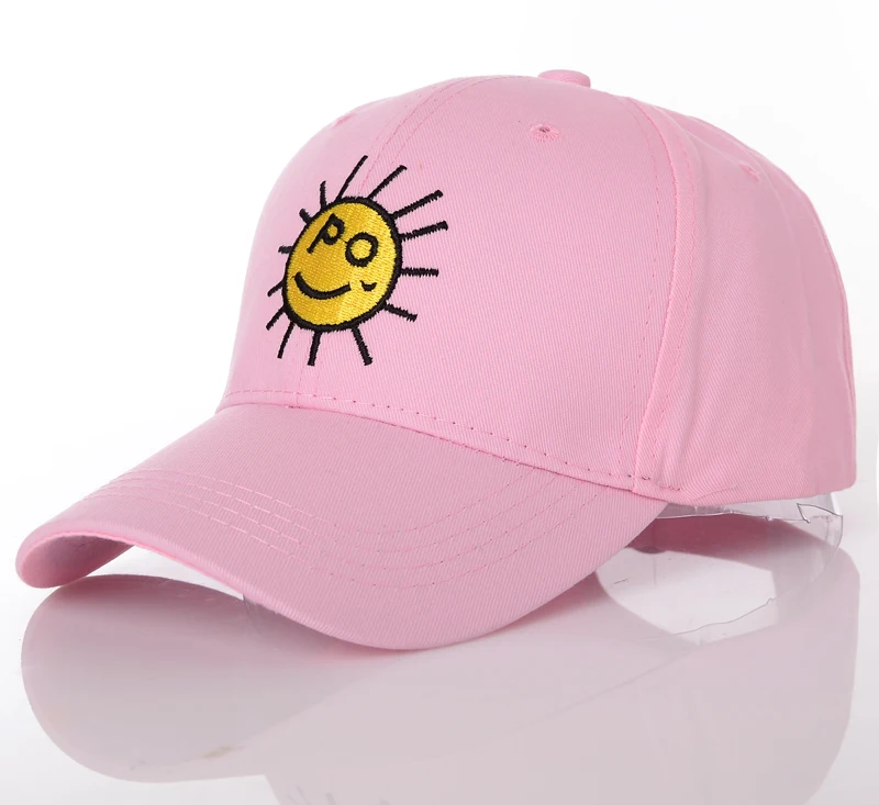 2018 Для женщин s Бейсбол Кепки с узором в виде солнца Snapback Casquette пустые кости