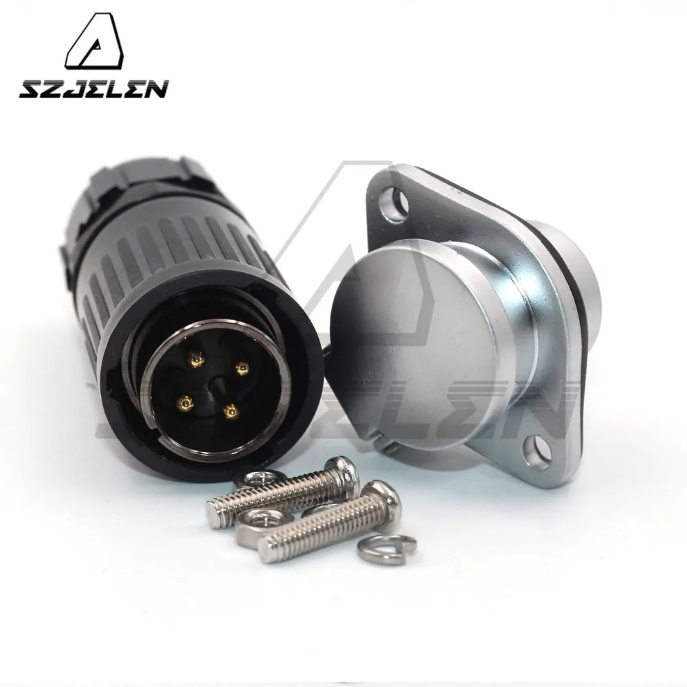 Серия HP20 водонепроницаемый 4 контактный электрический разъем авиационные