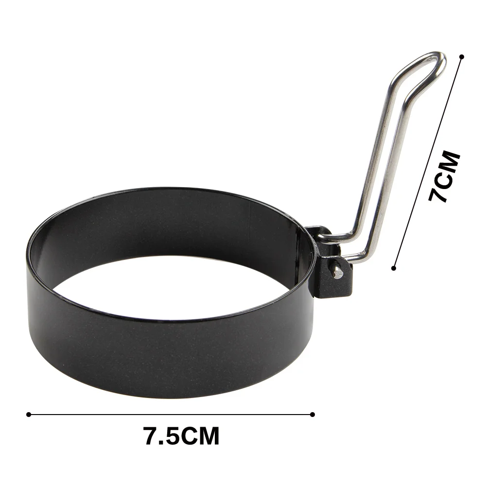 1 шт. антипригарная форма для жарки яиц из нержавеющей стали ручная круглая