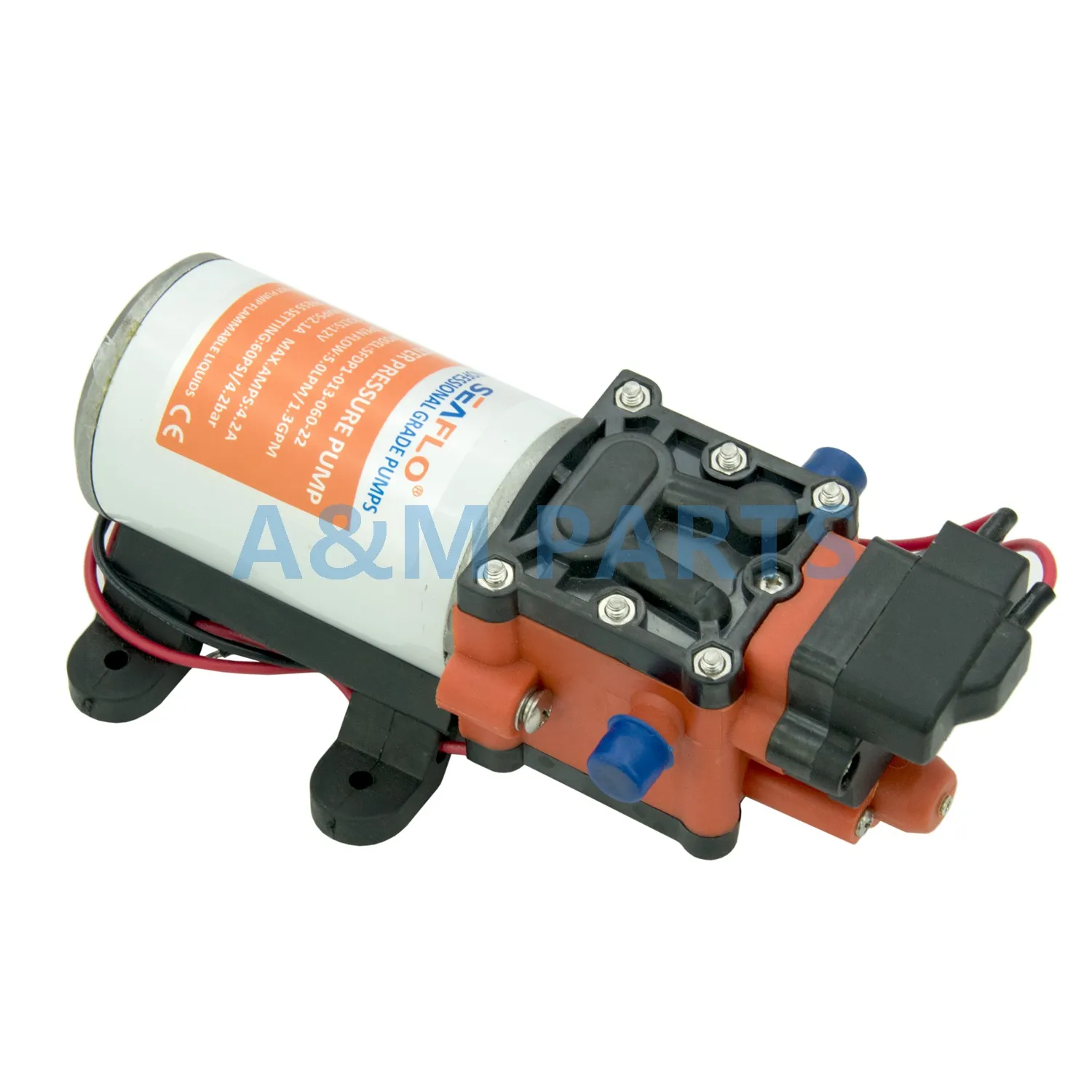 12V 60PSI 1,3 GPM мембранный насос лодки RV воды Давление самовсасывающий насос