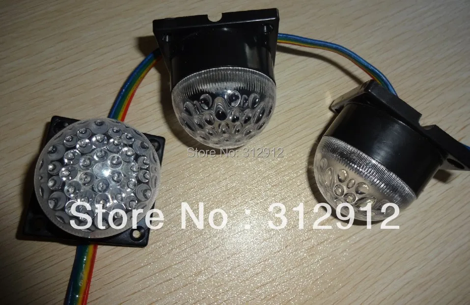 20 шт. DC12 WS2801 пиксельный модуль с прозрачной крышкой 3 5050 светодиод внутри 0 72 Вт