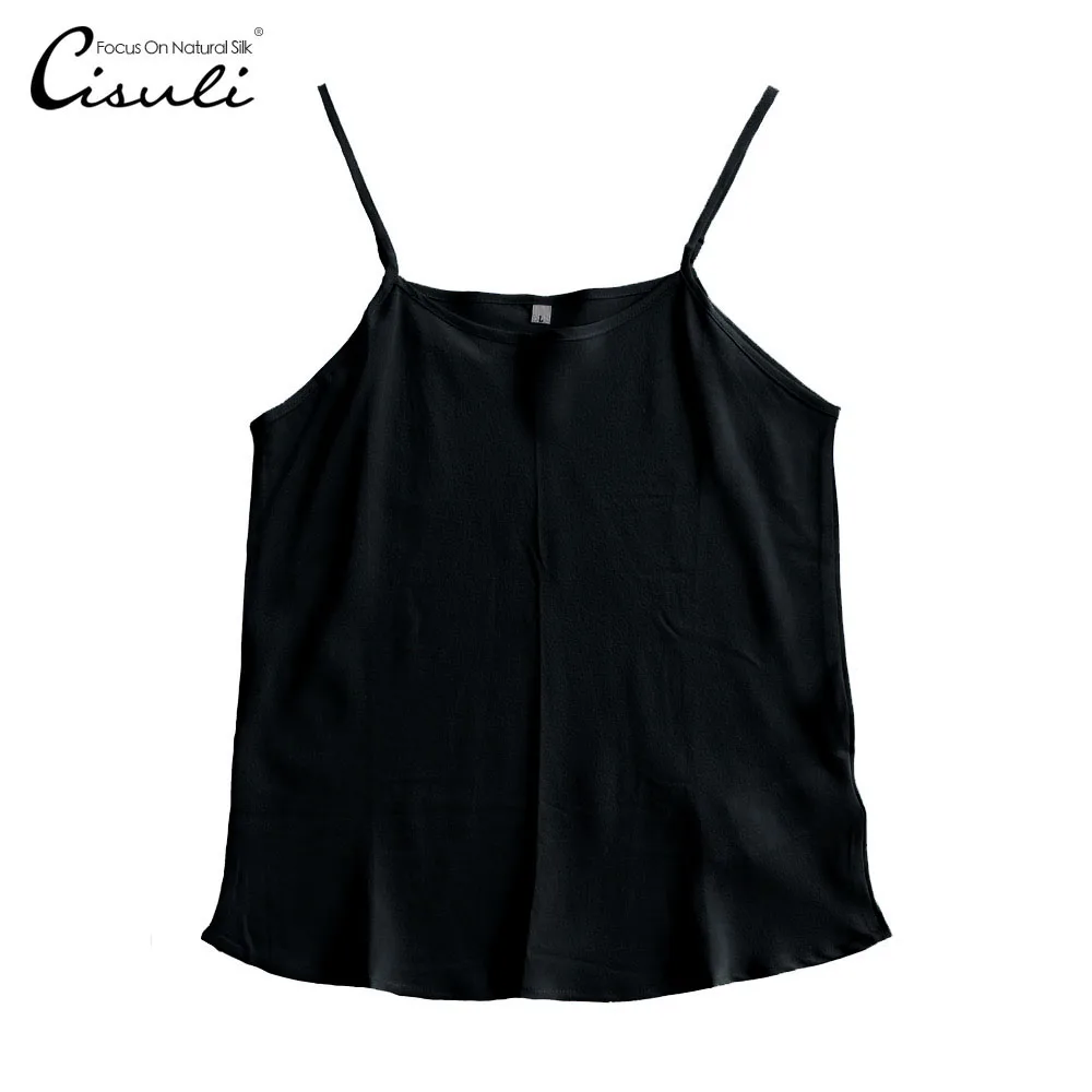 

Майка CISULI женская с подкладкой, Шелковый хлопок, размеры XL/XXL/3XL/4XL/5XL, бесплатная доставка