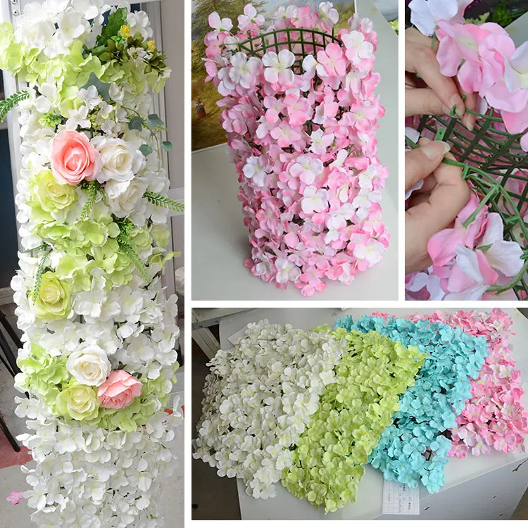 40*60 см Platic цветок стенд рамка DIY ковер стиль Искусственный цветок аксессуары свадебные цилиндрические украшения Дорога led цветок