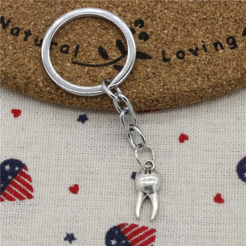 Новая мода зуб зомби зубы молярный 20*8 мм кулон брелок DIY ювелирные изделия ручной