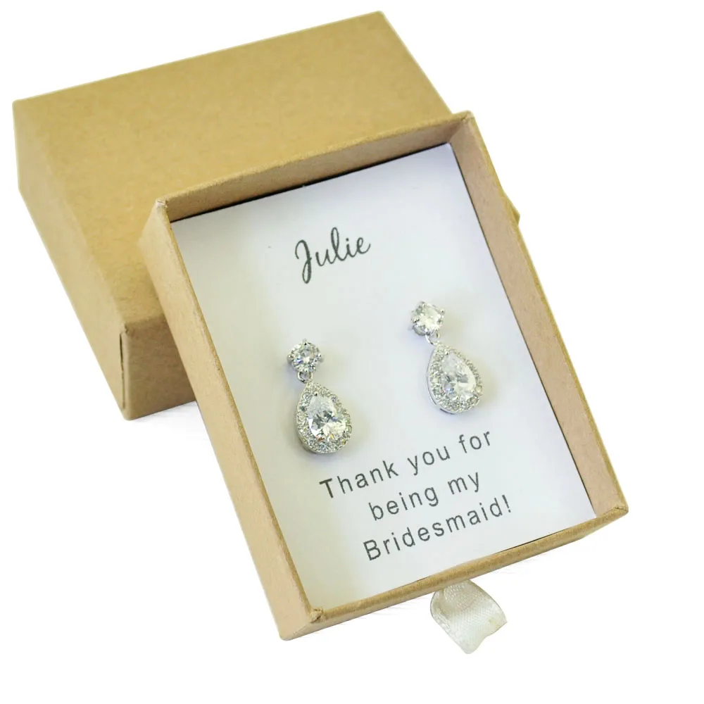 Персонализированный подарочный набор для подружки невесты раньше помолвка